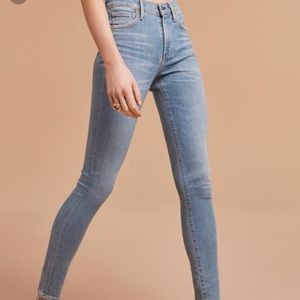 Light wash jeans